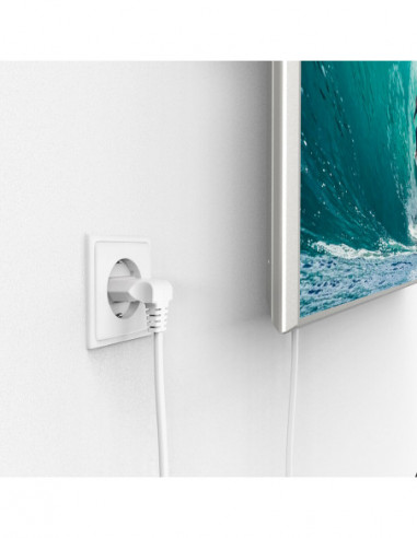 HAMA Power Cable Euro Plug Angled...