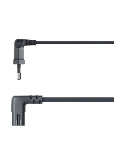 HAMA Power Cable Euro Plug Angled...