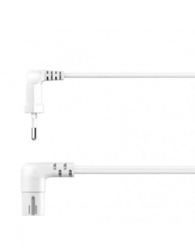 HAMA Power Cable Euro Plug Angled...