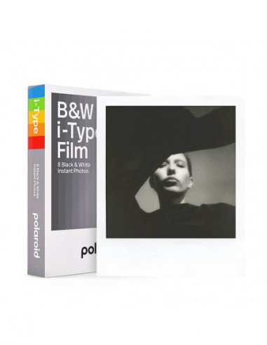 POLAROID B&W Film for i-Type White Frame