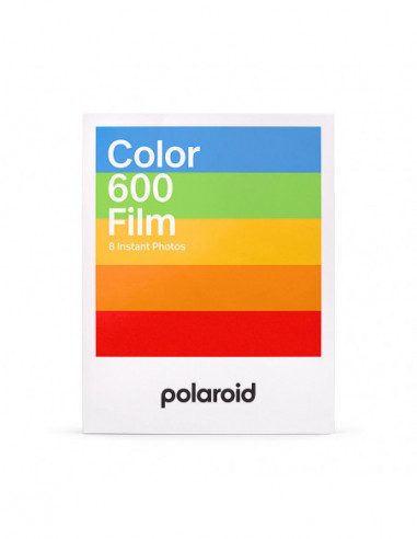 POLAROID Color Film for 600 White Frame