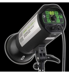 TTS II600 - 600watt Digital Flashlampe - Ledetal 82 - LED display - Indbygget trigger / Mulighed for fjernbetjening 0 2