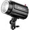 Godox 120watt Flashlampe - Ledetal 43 - 75watt Guidepære - Lille universal fatning m. indbygget keylight