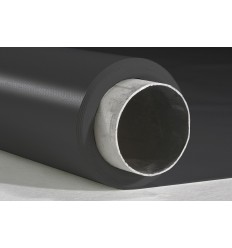 Vinyl Sort - 2,72 x 6m - 400gr. kvm, hver side har sin sort nuance - lidt mere mat, (evt. skæres til enhver bredde ub.) 0