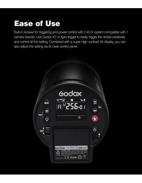 Godox Witstro AD300pro 300W Outdoor Strobe Flash