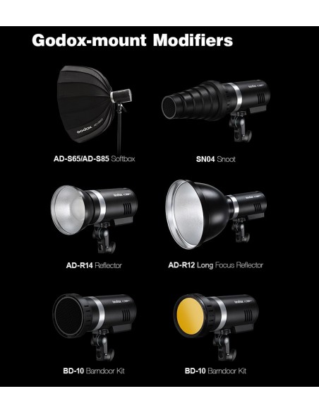 Godox Witstro AD300pro 300W Outdoor Strobe Flash