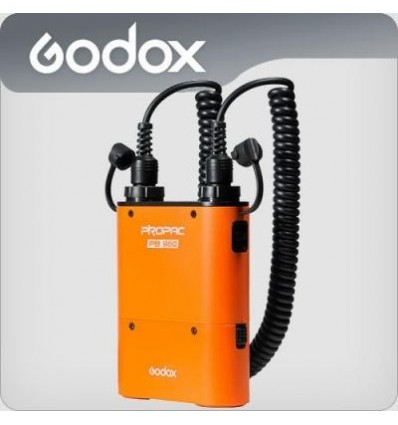 Godox PB960 - Powerblock Propax batteri - Sort m. oplader og inkl 1 powerkabel 2