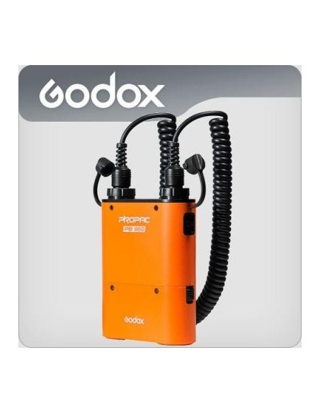 Godox PB960 - Powerblock Propax batteri - Sort m. oplader og inkl 1 powerkabel 2