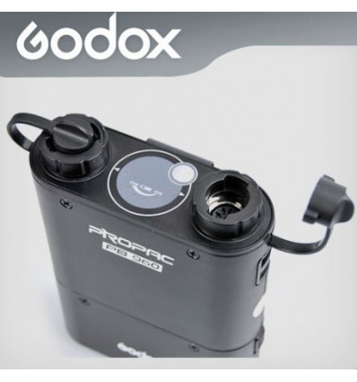 Godox PB960 - Powerblock Propax batteri - Sort m. oplader og inkl 1 powerkabel 3