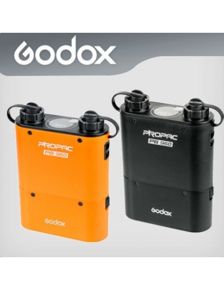 Godox PB960 - Powerblock Propax batteri - Sort m. oplader og inkl 1 powerkabel 5