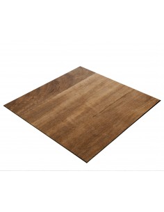 Flat Lay 60x60cm Teaktræ 2