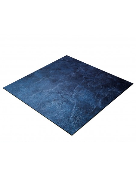 Flat Lay 60x60cm Abstrakt Mørkeblå