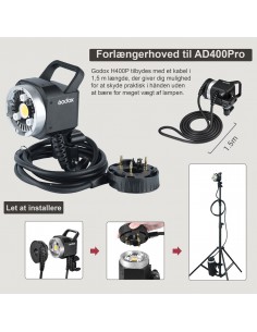 Godox Wistro forlængerhoved til AD400Pro 2