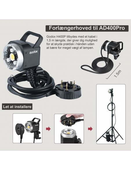 Godox Wistro forlængerhoved til AD400Pro
