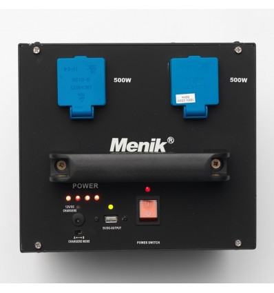 Menik WF-4 blybatteri 2 x 500W til studieflash. 0