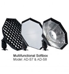 Godox Witstro Softbox Kit - 48cm Octagonbox m. grid & diff. & dish sheet 0 2
