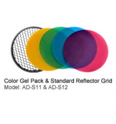 Godox Witstro Farve Gel & Grid til Standard ref. 0 2