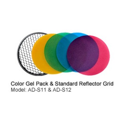 Godox Witstro Farve Gel & Grid til Standard ref. 1