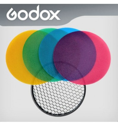 Godox Witstro Farve Gel & Grid til Standard ref. 2
