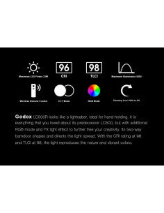 Godox LC 500R LED (3300-5600 Kelvin) 2