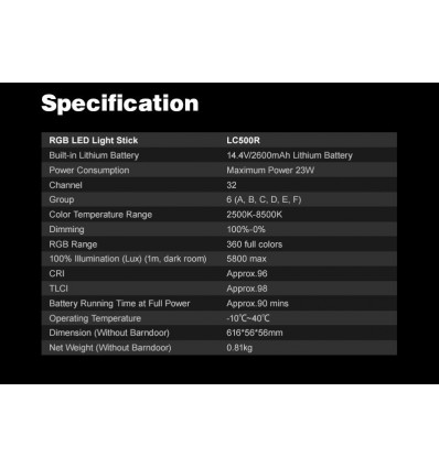 Godox LC 500R LED (3300-5600 Kelvin)