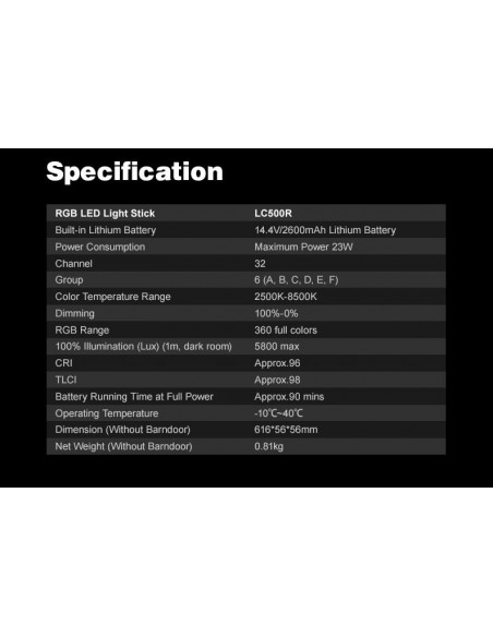 Godox LC 500R LED (3300-5600 Kelvin)