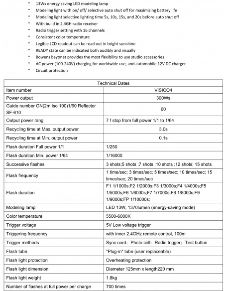 Visico 4 - med Batteri 1