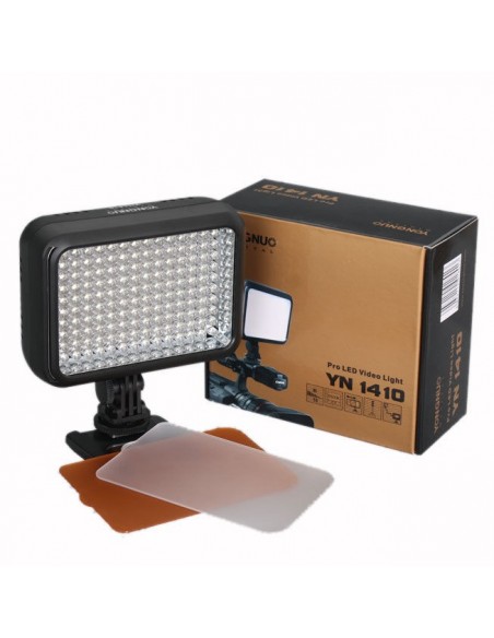 YongNuo LED1410 m Barndoor og 2 diffusese til farvekontrol