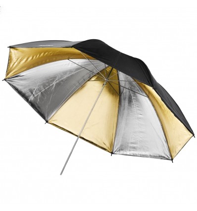 Walimex Guld/Sølv Paraply 109cm 1