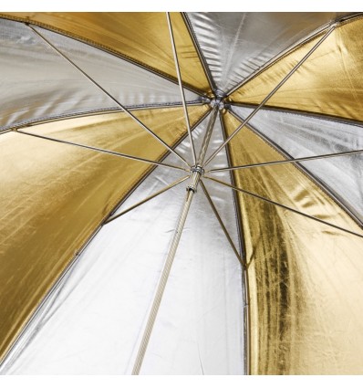 Walimex Guld/Sølv Paraply 109cm 3