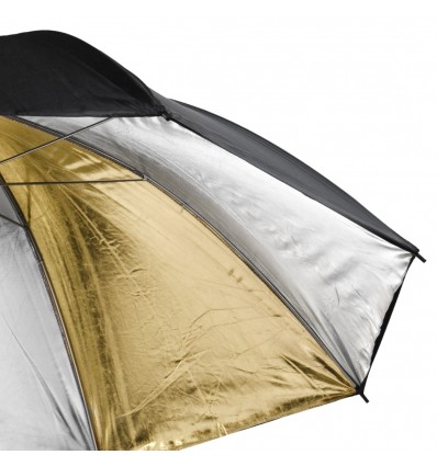 Walimex Guld/Sølv Paraply 109cm 4