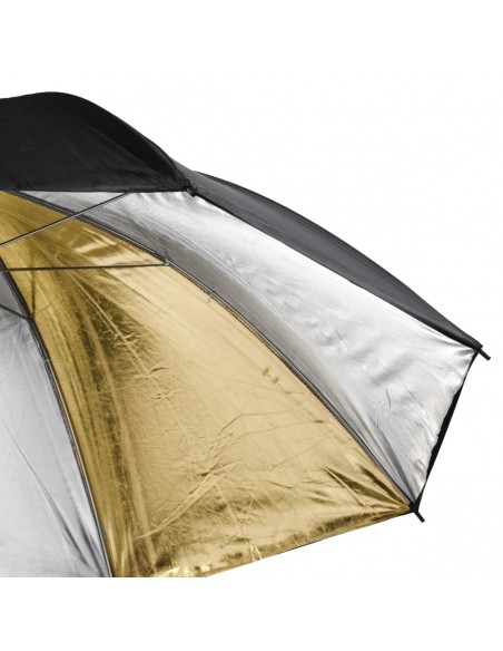 Walimex Guld/Sølv Paraply 109cm 4