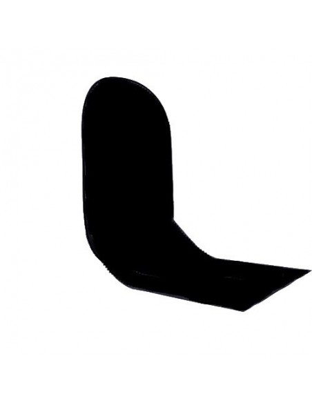 Foldbar baggrund med gulvforklæde - 150x200+200cm - Sort