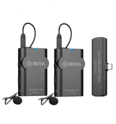 BOYA Mikrofon Pro K6 Lavalier Trådløs USB-C