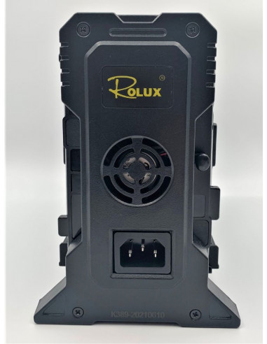 4 dobbelt Lader til V-mount Batterier