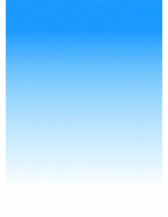 Sky Blue to White 1,1m x...