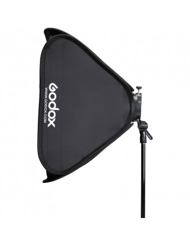 Foldbar softbox 80x80cm m.grid til...