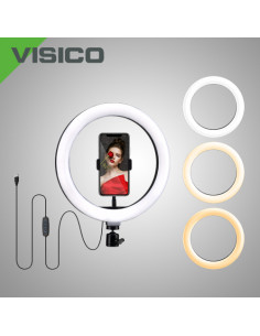 Ringlight med mobil holder...