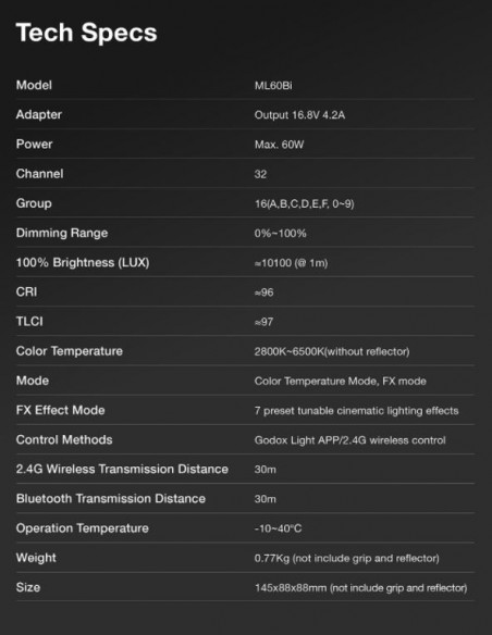 Godox ML60Bi