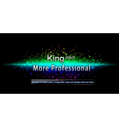 Pixel King PRO Wireless TTL FlashTrigger Canon m High Speed Sync 1/8000 second 6
