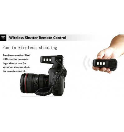 Pixel King PRO Wireless TTL FlashTrigger Canon m High Speed Sync 1/8000 second 35