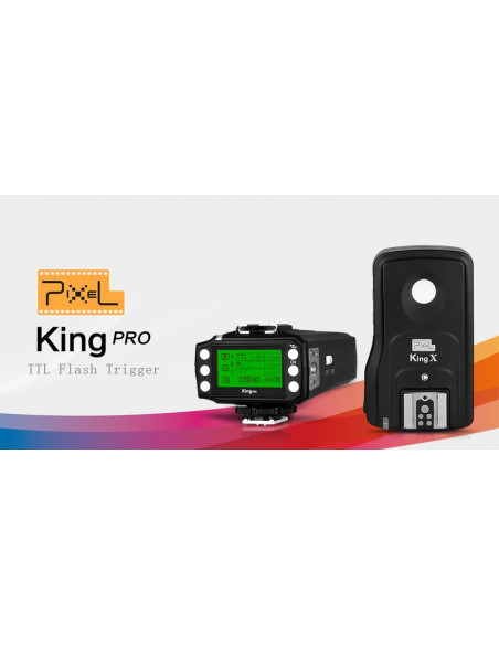 Pixel King PRO Wireless TTL FlashTrigger Nikon m High speed sync 1/8000 sekund 4
