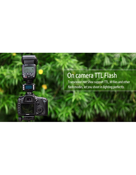 Pixel King PRO Wireless TTL FlashTrigger Nikon m High speed sync 1/8000 sekund 33