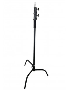 C-stand sort lampestativ
