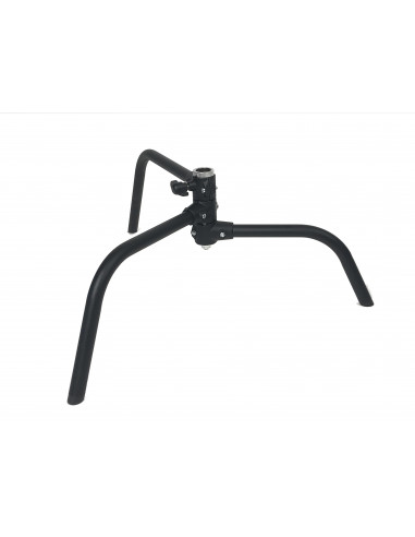 C-stand sort lampestativ
