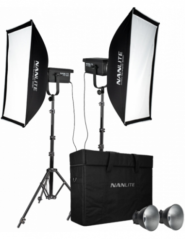 Nanlite FS-300 LED 2 light kit with...