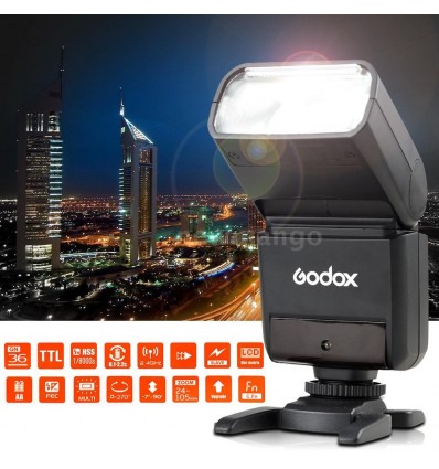 Godox TT350S - Kompakt TTL flash til Canon, Nikon og Sony Alpha kameraer 4