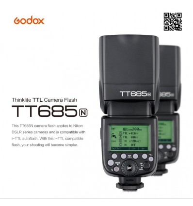 Godox TT685 til Canon, Nikon, Sony, Olympus, Panasonic og Fuji 3