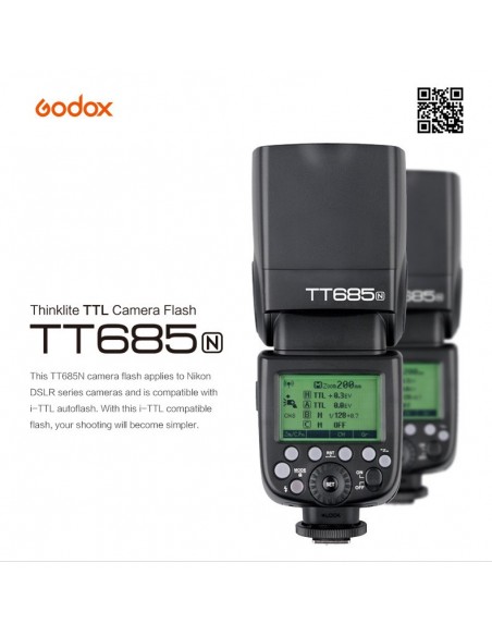 Godox TT685 til Canon, Nikon, Sony, Olympus, Panasonic og Fuji 3