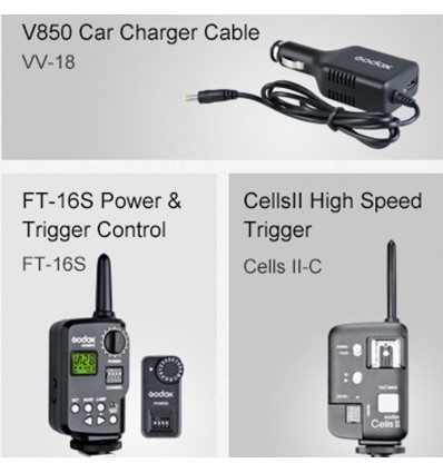 GODOX Ving 850II Li-ion kameraflash - Ledetal 60 3